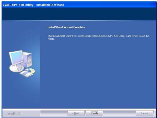 ZYXEL NPS-520 - Installazione dell'utility in Windows - 15