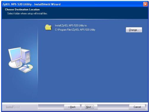 ZYXEL NPS-520 - Installazione dell'utility in Windows - 5