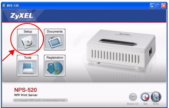 ZYXEL NPS-520 - Installation de l'utilitaire sous windows - 3