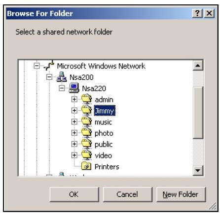 ZYXEL NSA-220 - Accessing a Share From Windows Explorer - 3