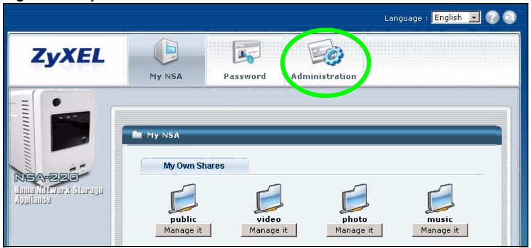 ZYXEL NSA-220 - Creating a User Account - 1