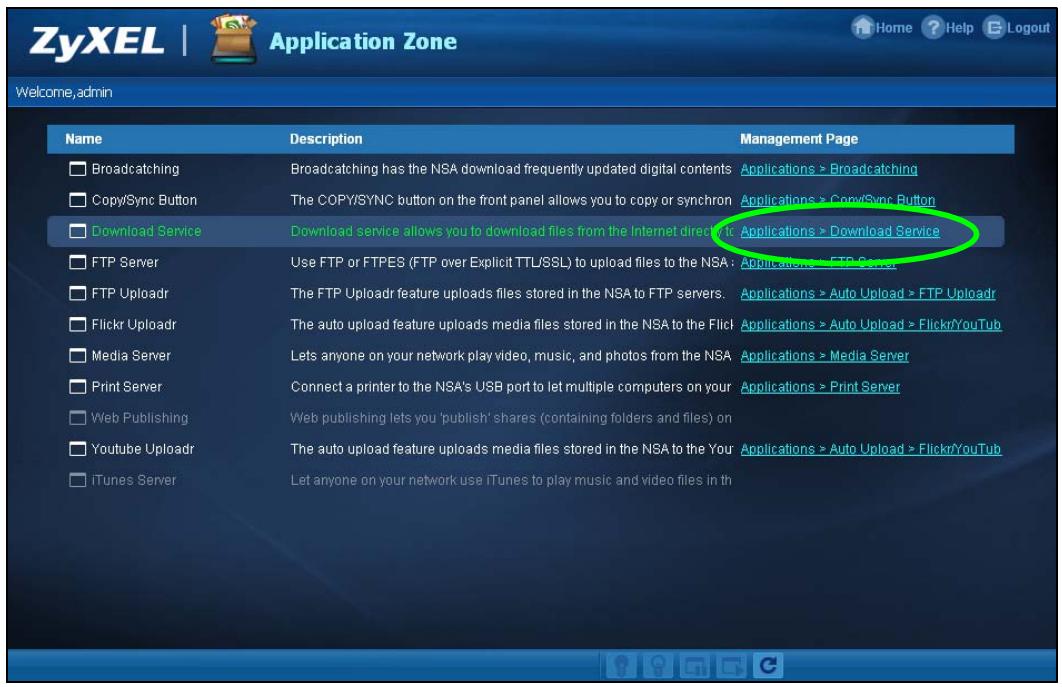 ZYXEL NSA221 - Using the Link Capture Browser Plugin - 4