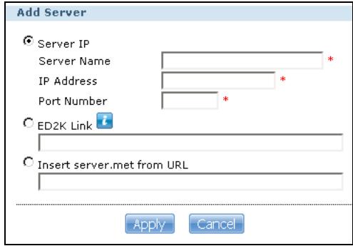 ZYXEL NSA221 - Add Server - 1