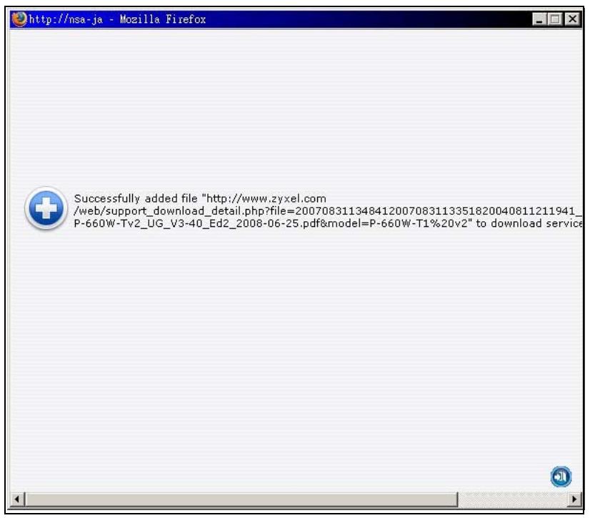 ZYXEL NSA221 - Using the Link Capture Browser Plugin - 3