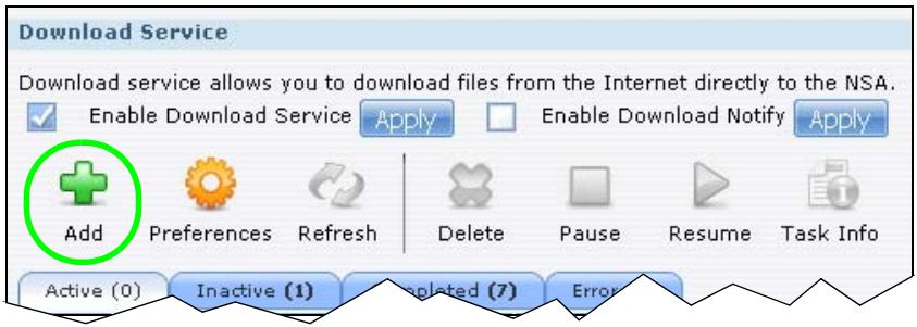 ZYXEL NSA221 - Copying/Pasting a Download Link - 4