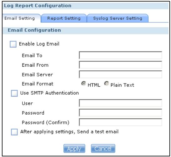 ZYXEL NSA221 - Email Setting - 1
