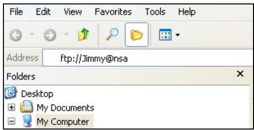 ZYXEL NSA221 - Accessing a Share Using FTP - 1