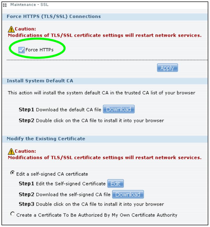 ZYXEL NSA221 - Turn on the NSA's Web Security - 1
