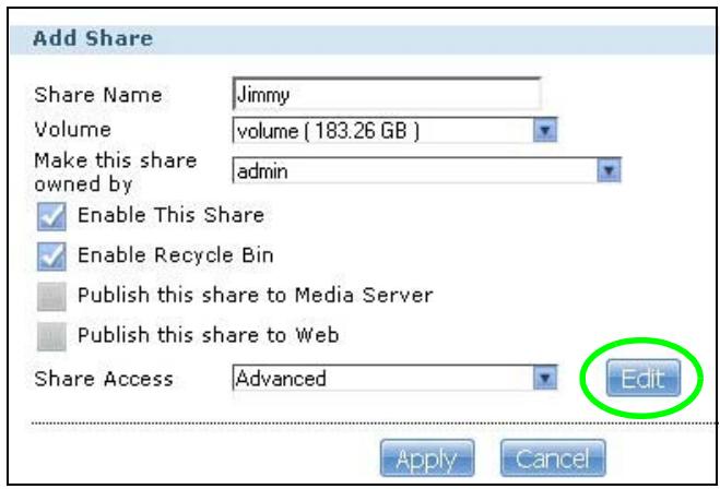 ZYXEL NSA221 - Creating a Share - 2