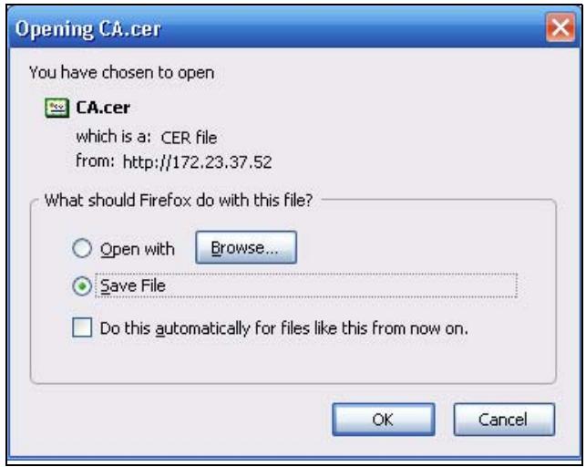 ZYXEL NSA221 - Downloading and Installing Customized Certificate - 2