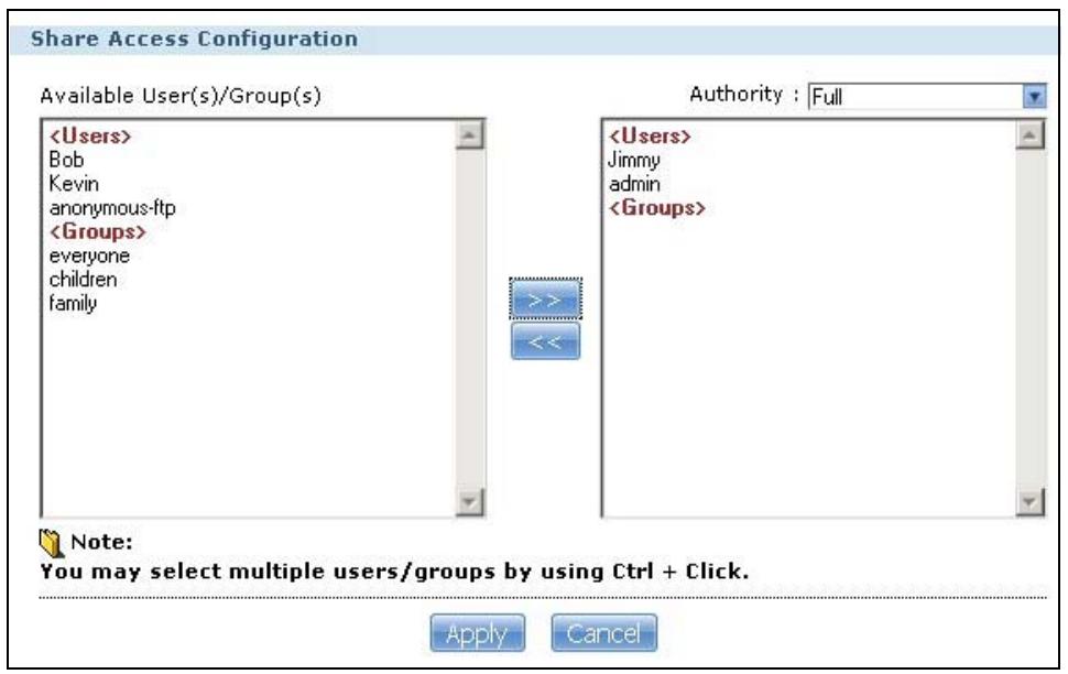 ZYXEL NSA221 - Creating a Share - 3