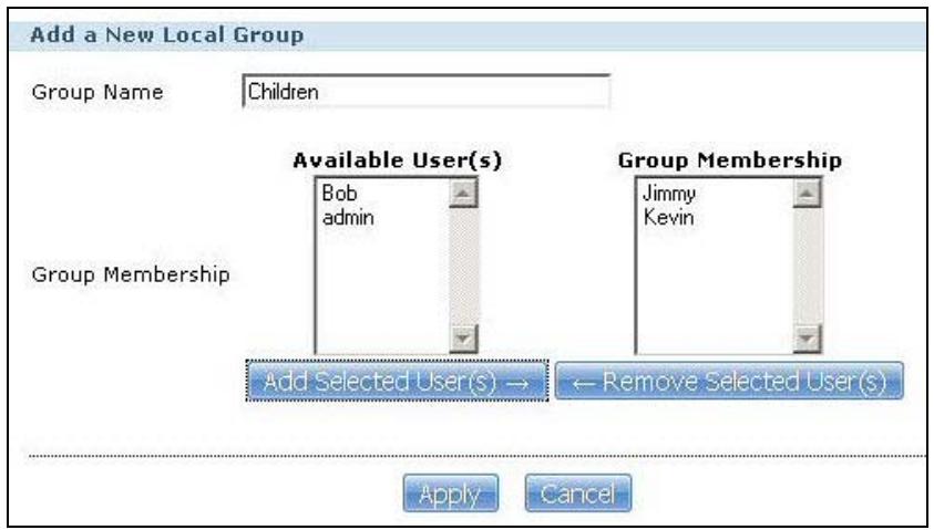 ZYXEL NSA221 - Creating a Group - 2