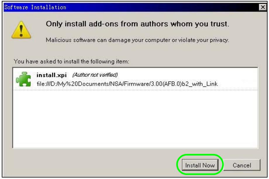ZYXEL NSA221 - Firefox - 2