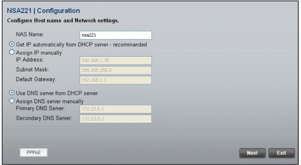 ZYXEL NSA221 - Configure Network Setting - 1