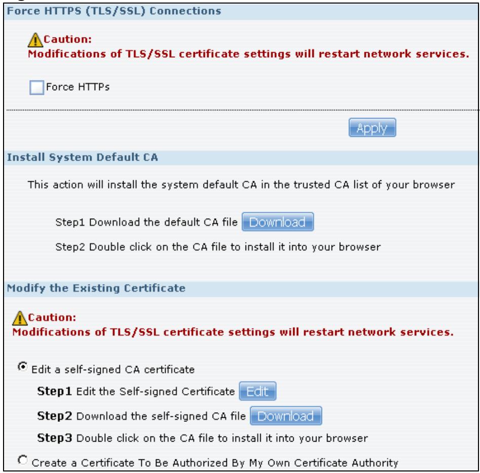 ZYXEL NSA221 - SSL Certification - 1