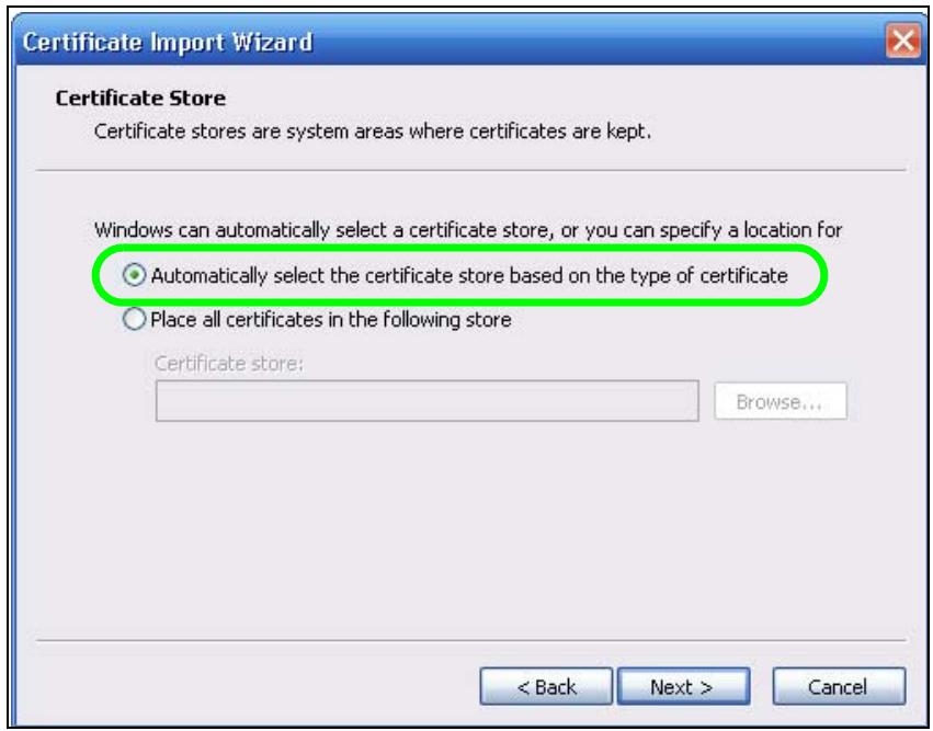 ZYXEL NSA221 - Downloading and Installing Customized Certificate - 6