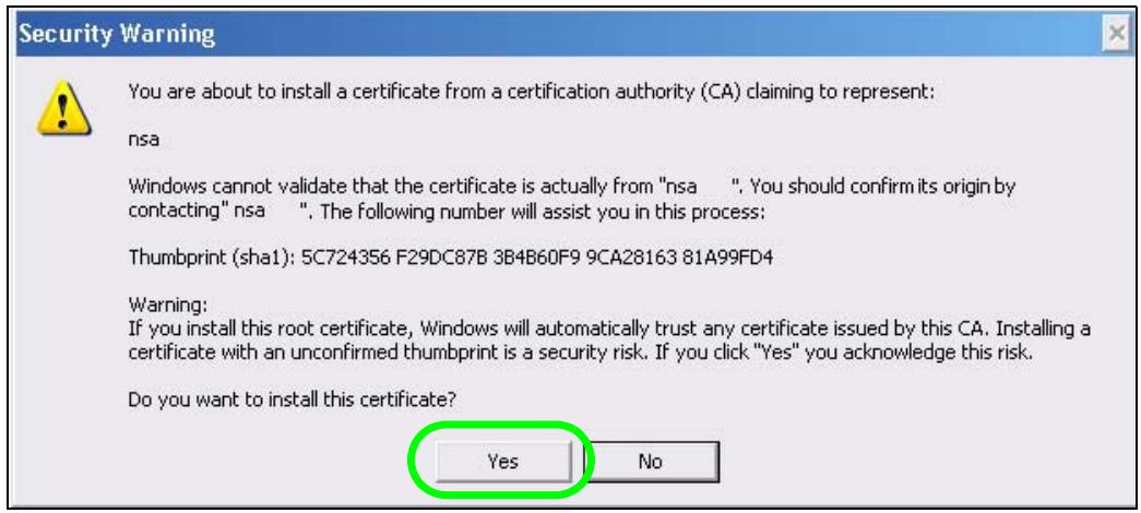 ZYXEL NSA221 - Downloading and Installing Customized Certificate - 8