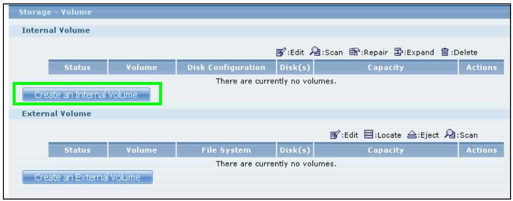 ZYXEL NSA221 - Create an Internal Volume Button - 1
