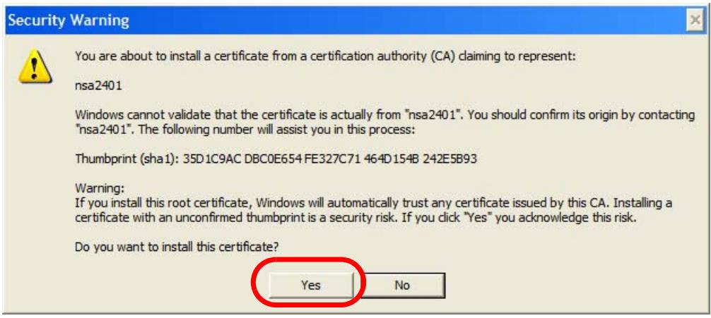ZYXEL NSA221 - If you want Internet Explorer to Automatically select certificate store based on the type of certificate, click Next again and then go to step 9. - 5