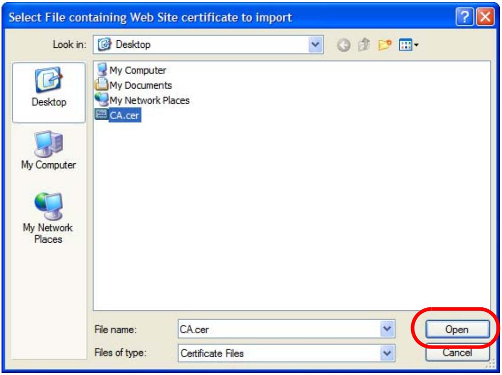 ZYXEL NSA221 - In the Options dialog box, click Advanced > Encryption > View Certificates. - 3