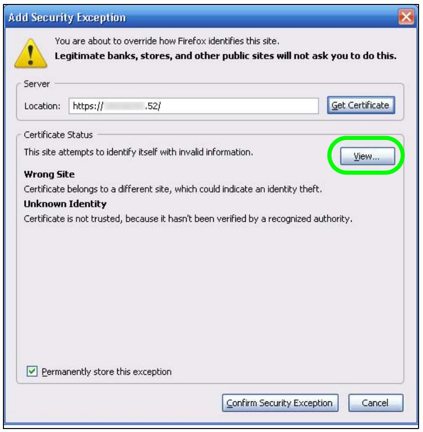 ZYXEL NSA221 - Click Get Certificate. - 2