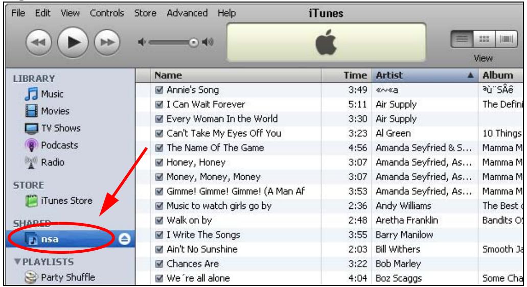 ZYXEL NSA221 - Songs from the iTunes Store - 1