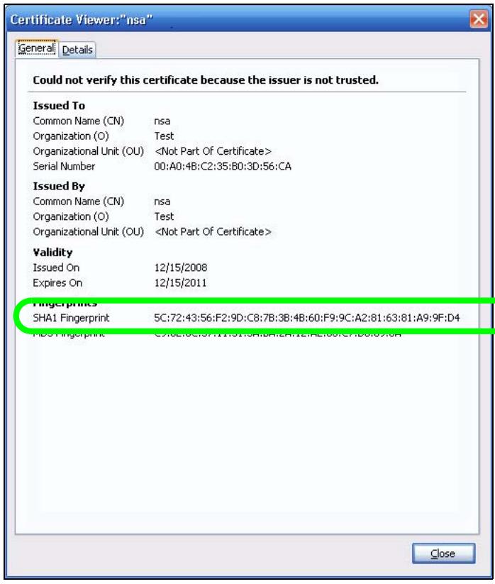ZYXEL NSA221 - Click Get Certificate. - 3