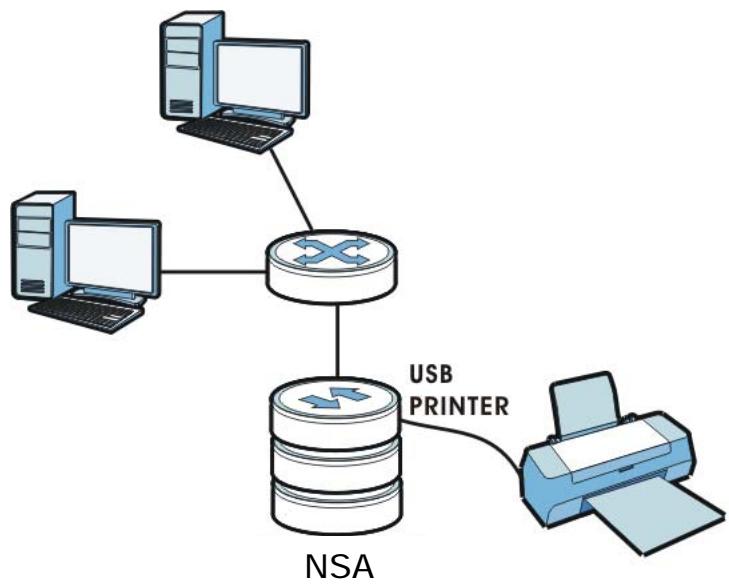 ZYXEL NSA221 - Printer Server Tutorial - 1