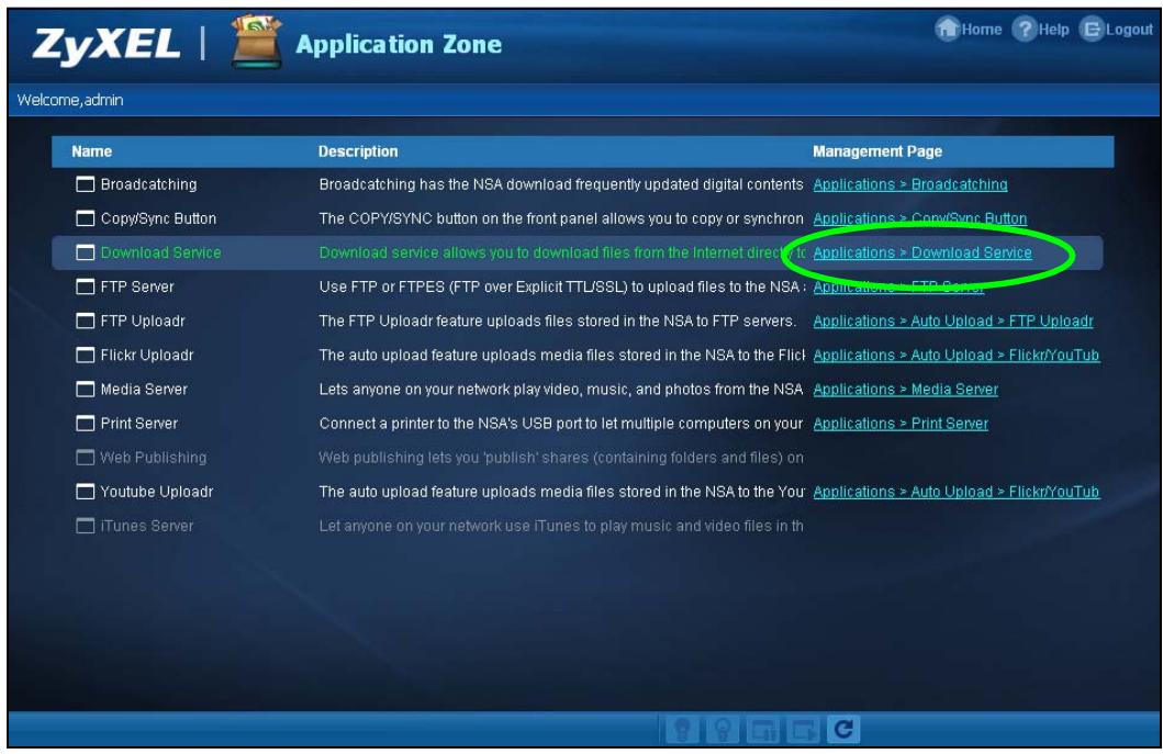 ZYXEL NSA221 - Copying/Pasting a Download Link - 3