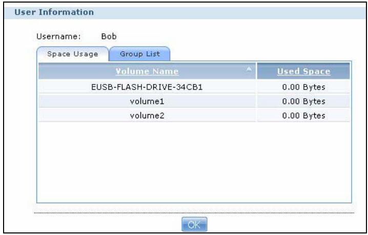 ZYXEL NSA221 - Displaying User Info - 1