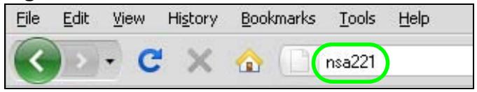ZYXEL NSA221 - Web Browser Access - 1
