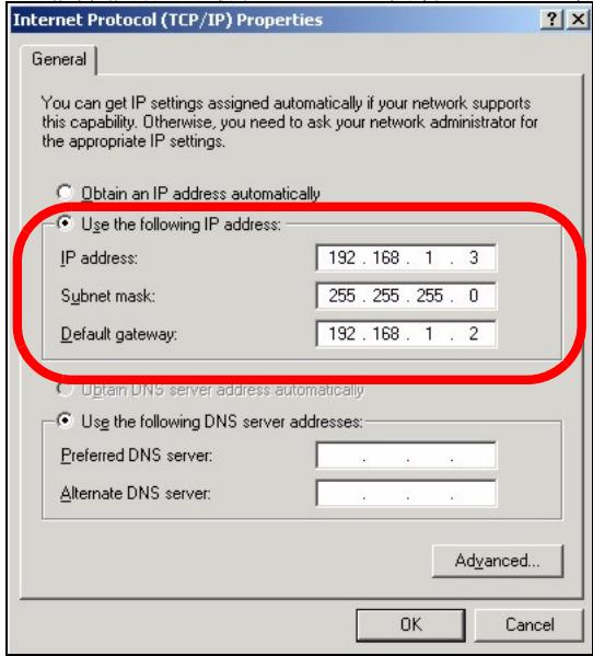 ZYXEL NWA-3100 - 設定電腦的 IP 位址 - 1