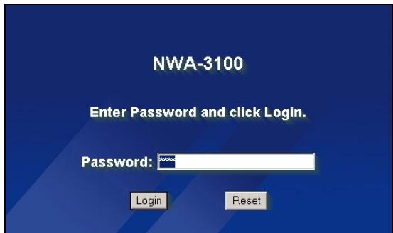 ZYXEL NWA-3100 - 登录到Web配置程序 - 4