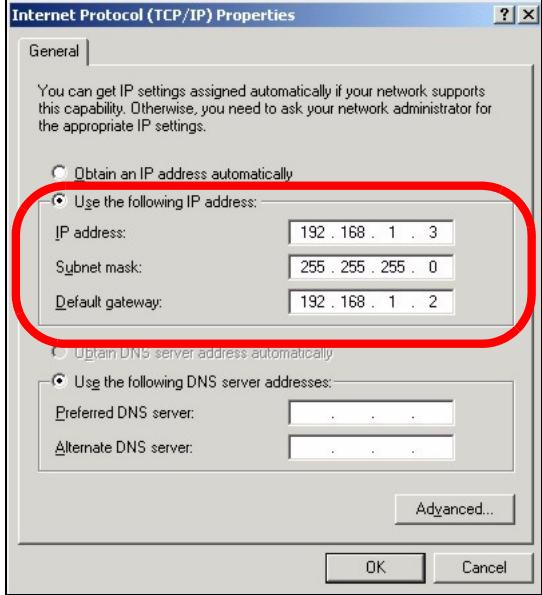 ZYXEL NWA-3100 - Paramétrez l'adresse IP de votre ordinateur - 1