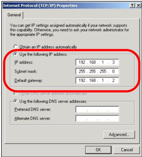 ZYXEL NWA-3100 - Configurar la direccion IP de su ordinador - 1