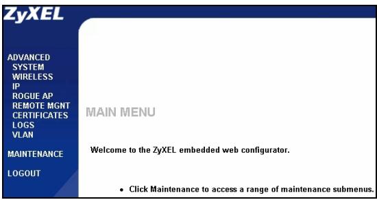 ZYXEL NWA-3100 - 2.2登入至網路設定介面 - 8
