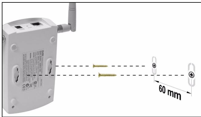 ZYXEL NWA-3100 - Montaje en pared - 3