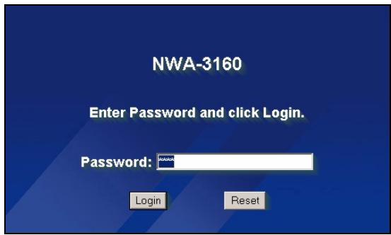ZYXEL NWA-3160 - Eseguire il login nelle strumento di configurazione Web - 4