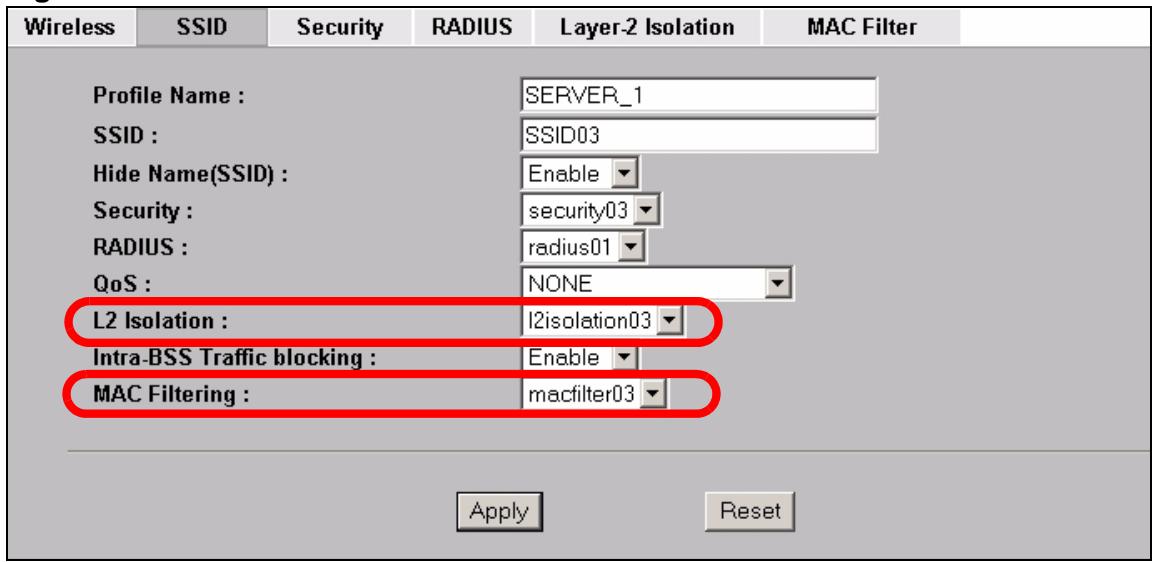 ZYXEL NWA-3166 - Configure the SERVER_1 Network - 2