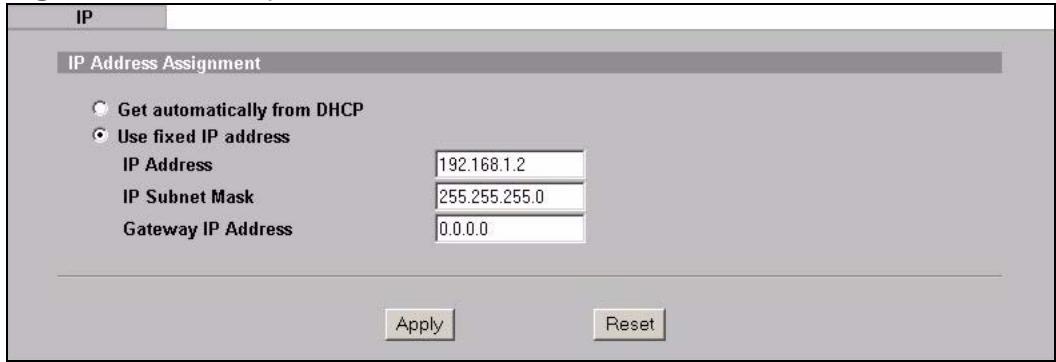 ZYXEL NWA-3166 - The IP Screen - 1