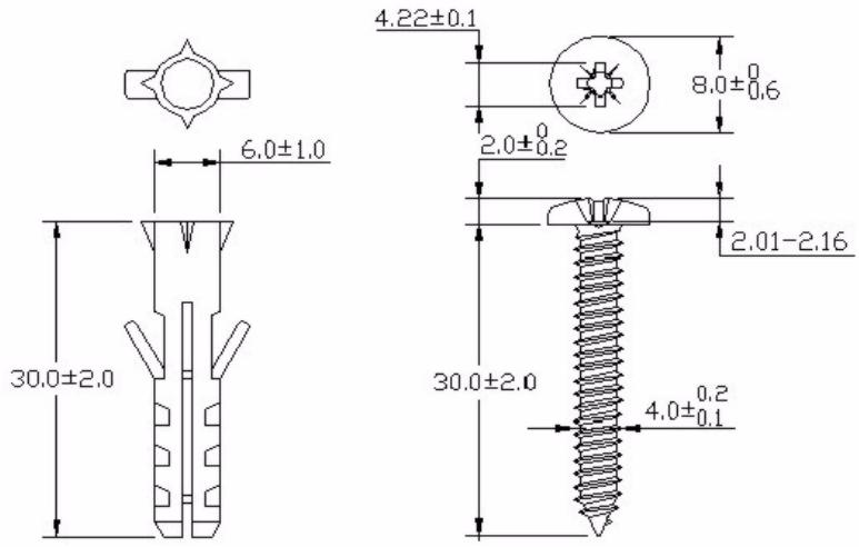 ZYXEL NWA-3166 - Be careful to avoid damaging pipes or cables located inside the wall when drilling holes for the screws. - 2