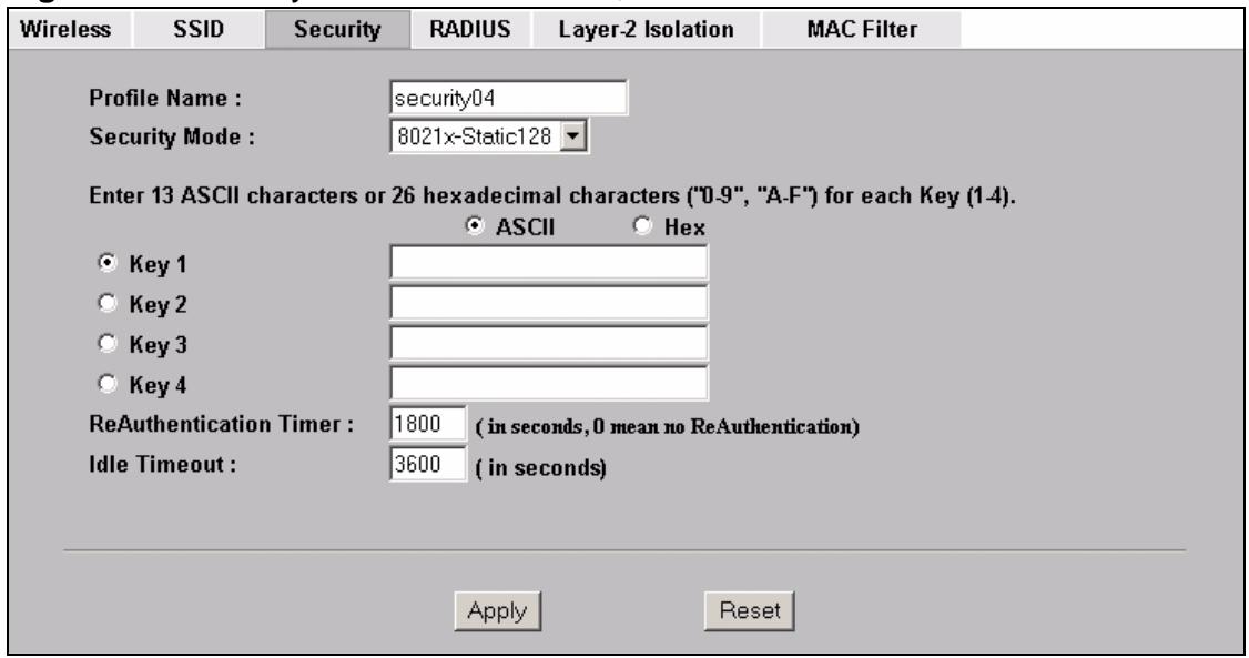 ZYXEL NWA-3166 - Security: 802.1x Static 64-bit, 802.1x Static 128-bit - 1