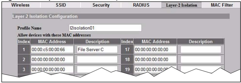 ZYXEL NWA-3166 - Example 1: Restricting Access to Server - 1