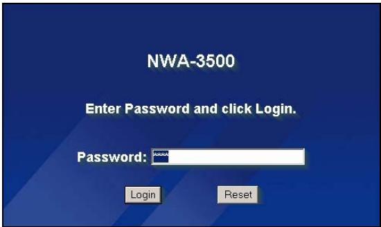 ZYXEL NWA-3500 - Anmelden beim Web-Konfigurator - 3