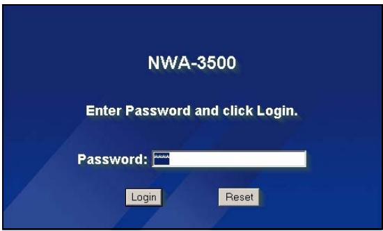 ZYXEL NWA-3500 - Eseguire il login nello strumento di configurazione Web - 3