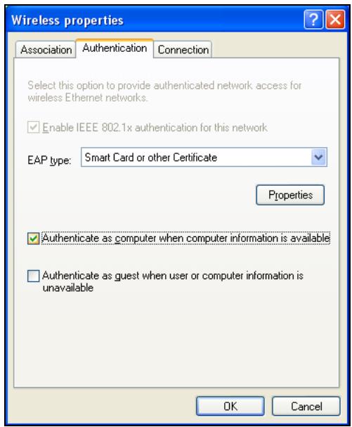 ZYXEL NWD-170 - Authentication - 1