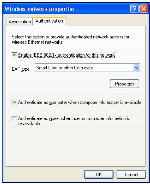 ZYXEL NWD-170 - Authentication - 2
