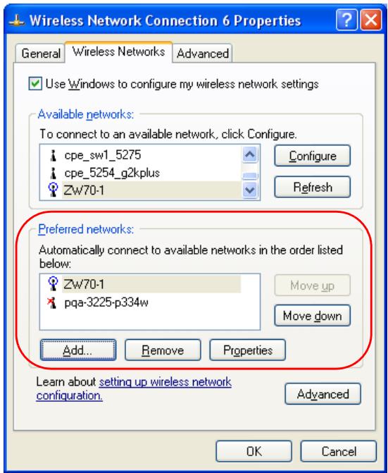 ZYXEL NWD-310N - Ordering the Preferred Networks - 2