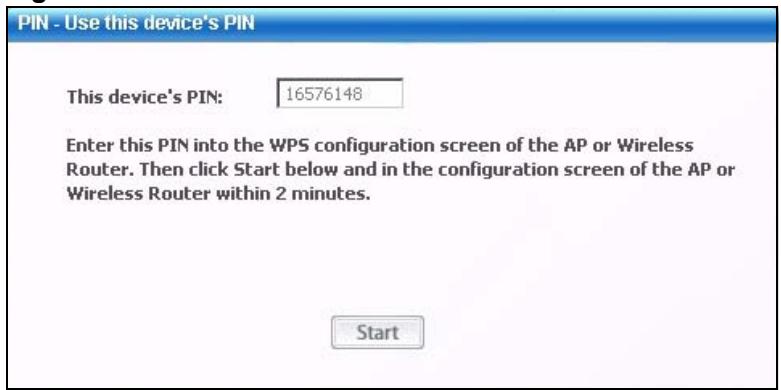 ZYXEL NWD-310N - WPS: PIN - Use this Device's PIN - 1