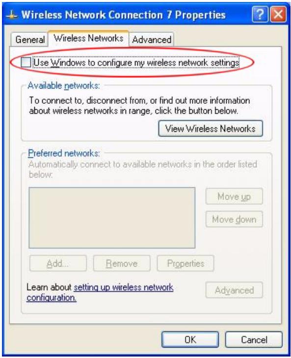 ZYXEL NWD-310N - Activating Wireless Zero Configuration - 4